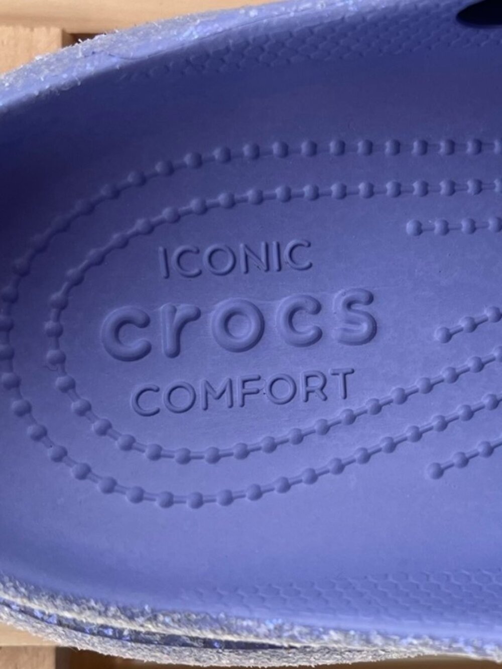 CROCS Women's Classic Platform Glitter Clogs - Picture 12 of 12